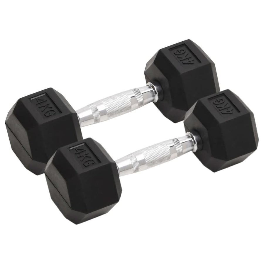 Dumbbells 2 Pcs 8 Kg Total Cast Iron