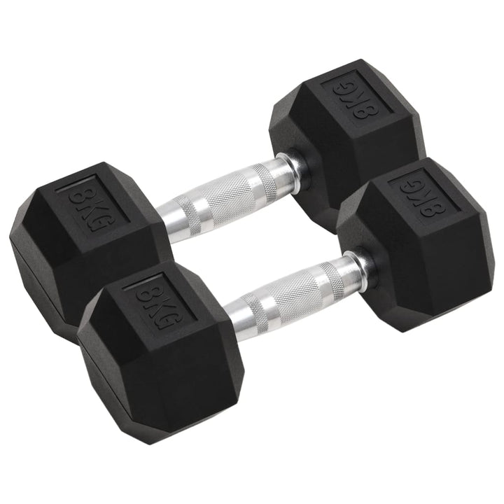 Dumbbells 2 Pcs 8 Kg Total Cast Iron