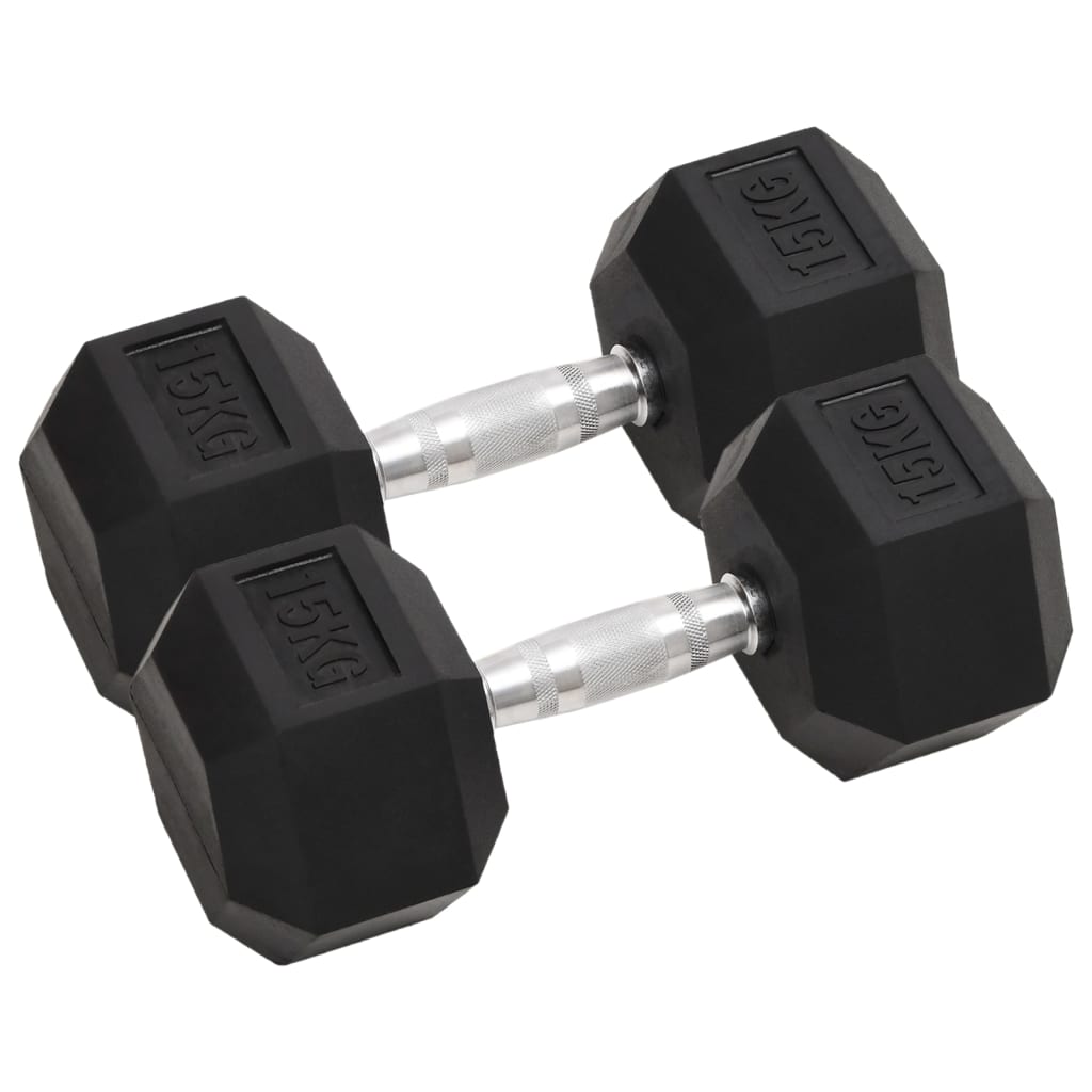 Dumbbells 2 Pcs 8 Kg Total Cast Iron