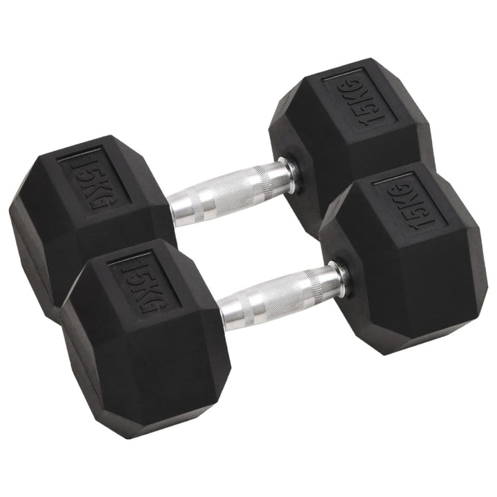 Dumbbells 2 Pcs 8 Kg Total Cast Iron