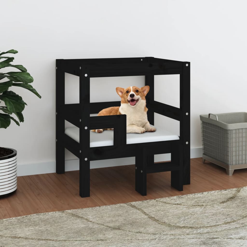 Dog Bed 65.5X50.5X70 Cm Solid Wood Pine