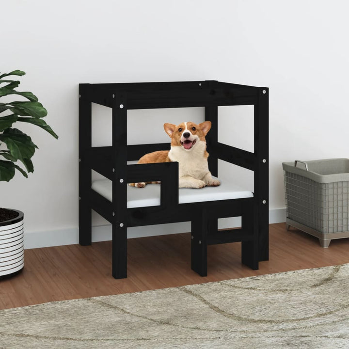 Dog Bed 65.5X50.5X70 Cm Solid Wood Pine