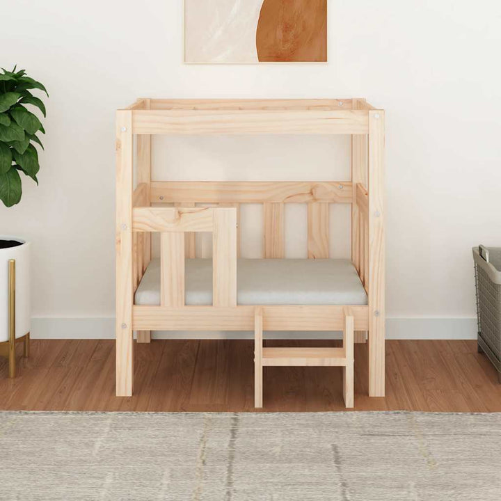 Dog Bed 65.5X50.5X70 Cm Solid Wood Pine