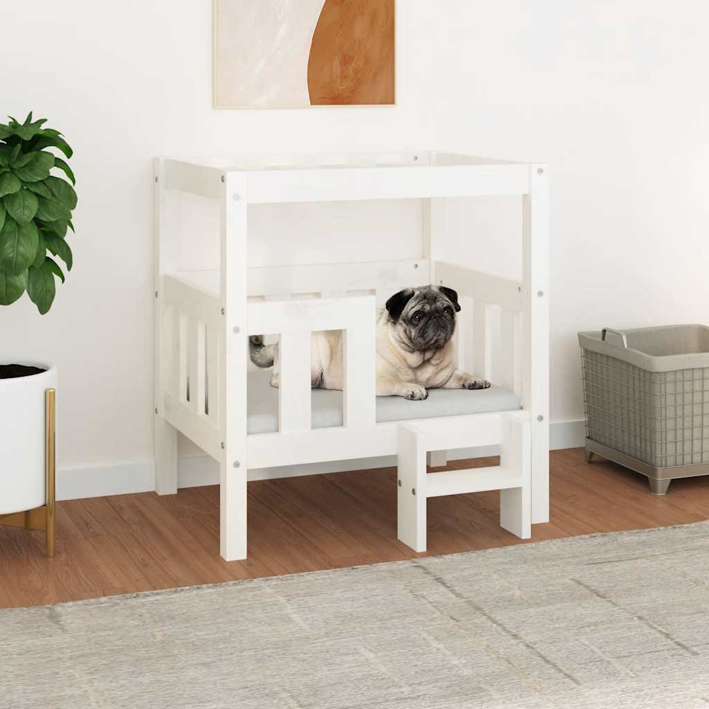 Dog Bed 65.5X50.5X70 Cm Solid Wood Pine