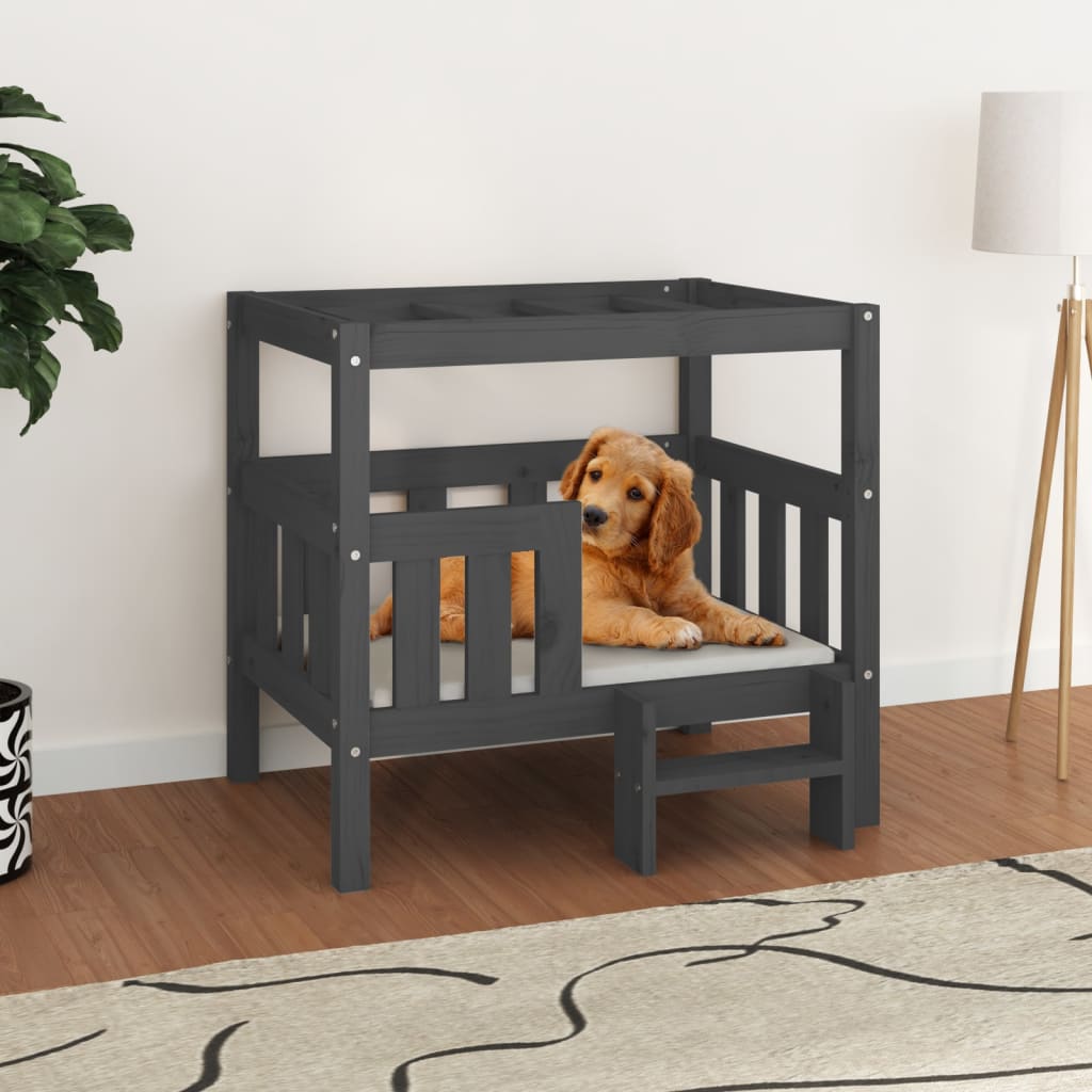 Dog Bed 65.5X50.5X70 Cm Solid Wood Pine