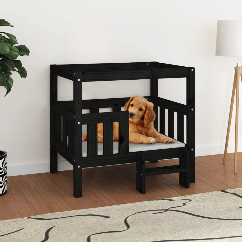 Dog Bed 65.5X50.5X70 Cm Solid Wood Pine