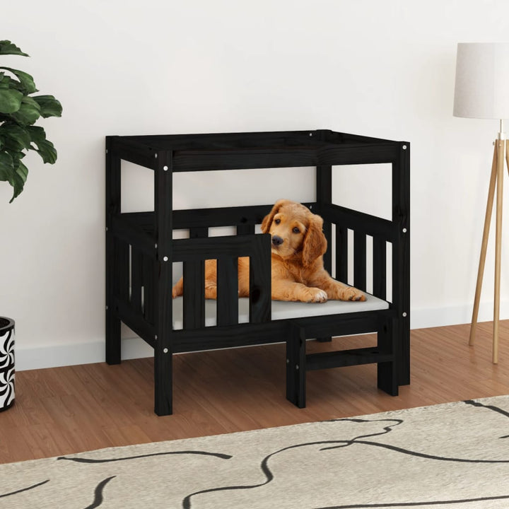Dog Bed 65.5X50.5X70 Cm Solid Wood Pine