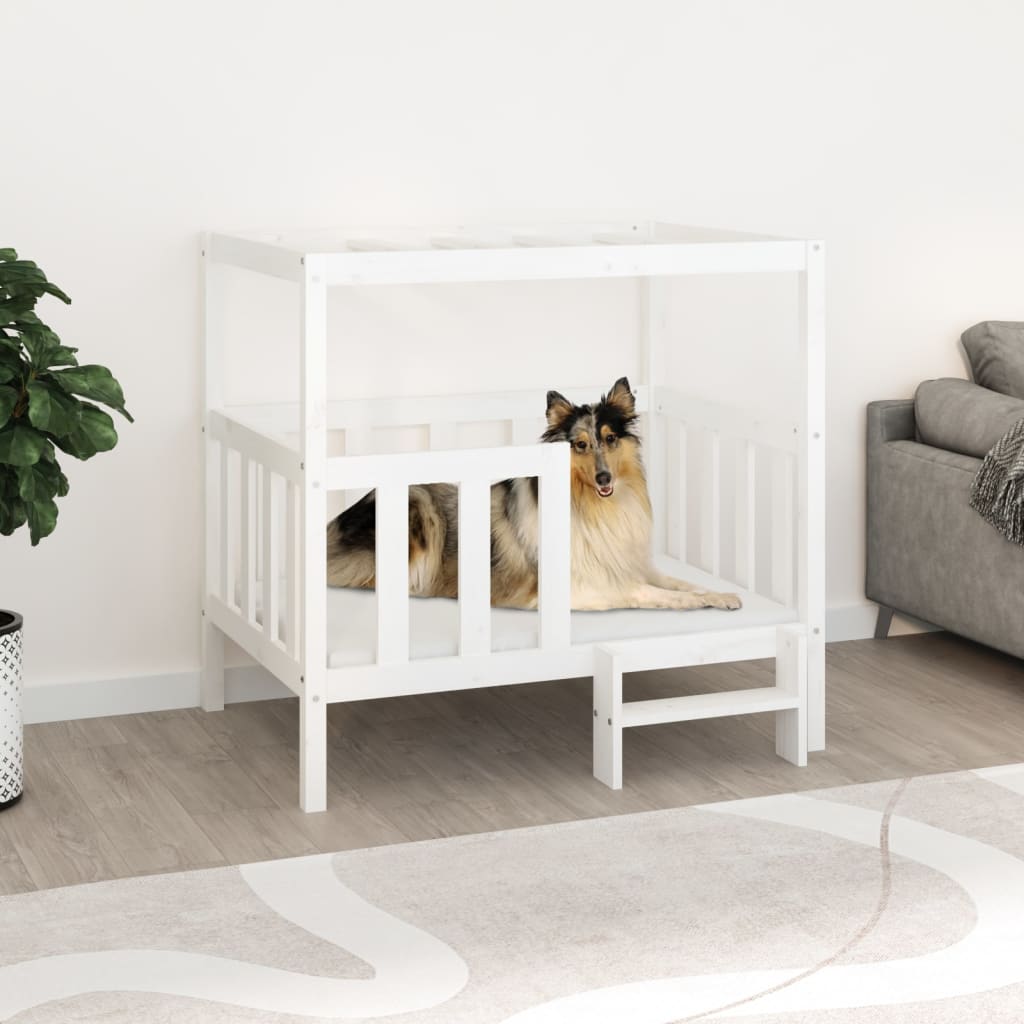 Dog Bed 65.5X50.5X70 Cm Solid Wood Pine