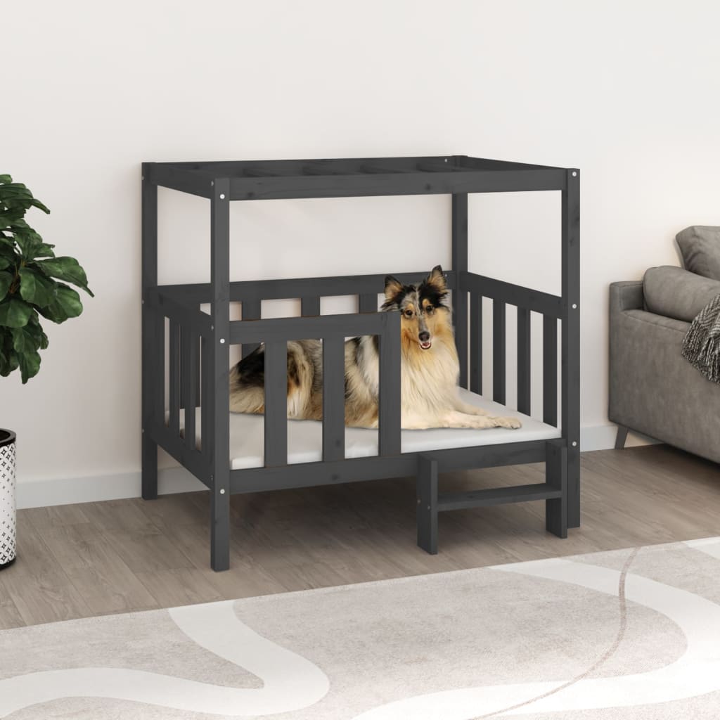 Dog Bed 65.5X50.5X70 Cm Solid Wood Pine