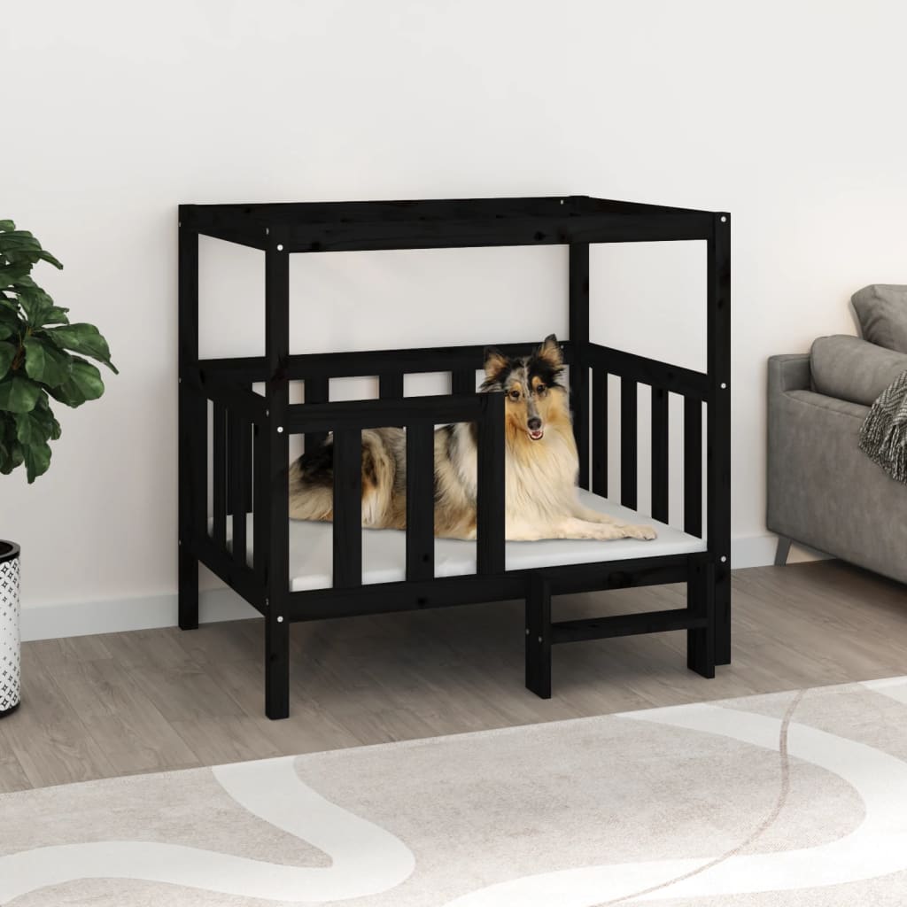 Dog Bed 65.5X50.5X70 Cm Solid Wood Pine