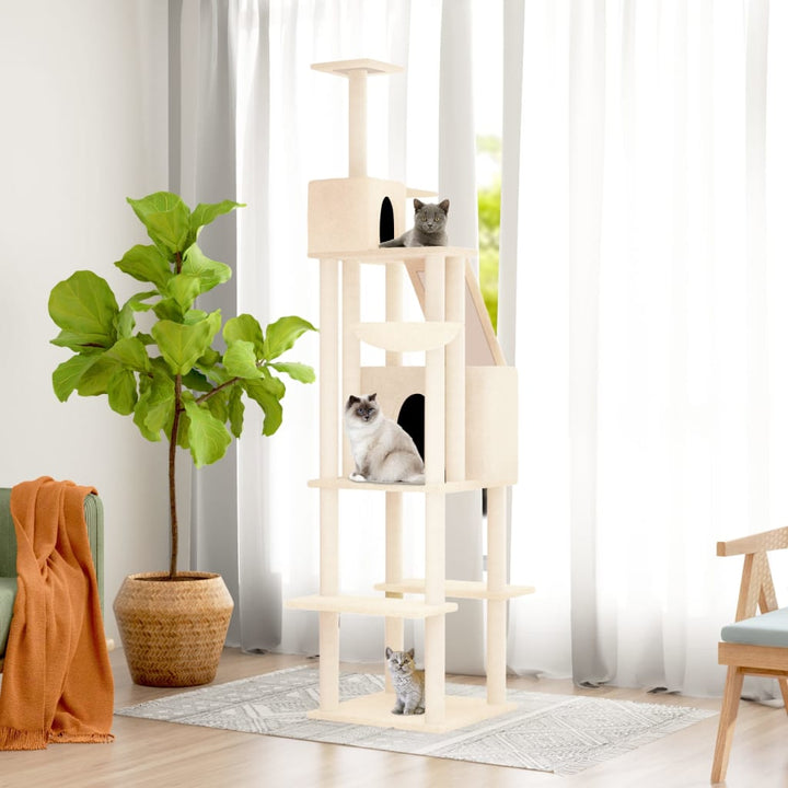 Cat Tree With Sisal Scratching Posts 201 Cm