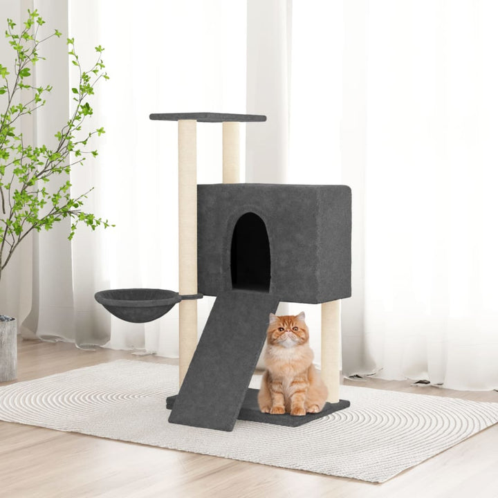 Cat Tree With Sisal Scratching Posts 96 Cm