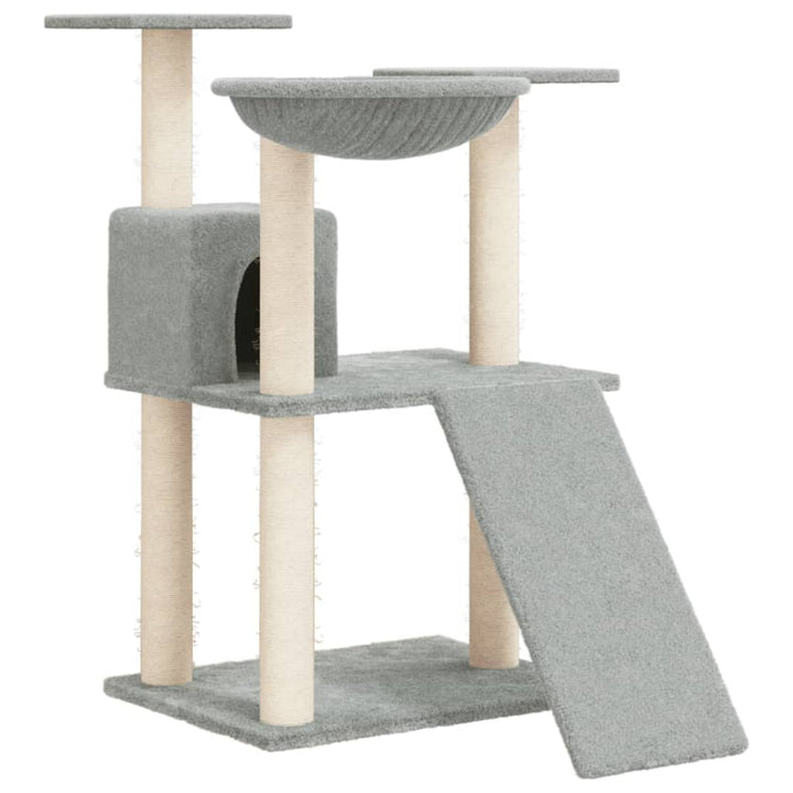 Cat Tree With Sisal Scratching Posts 83 Cm