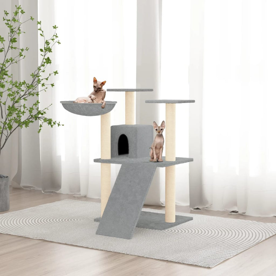 Cat Tree With Sisal Scratching Posts 83 Cm