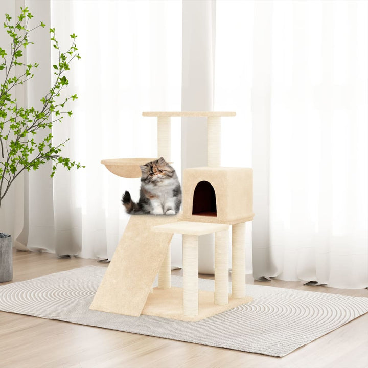 Cat Tree With Sisal Scratching Posts 82 Cm