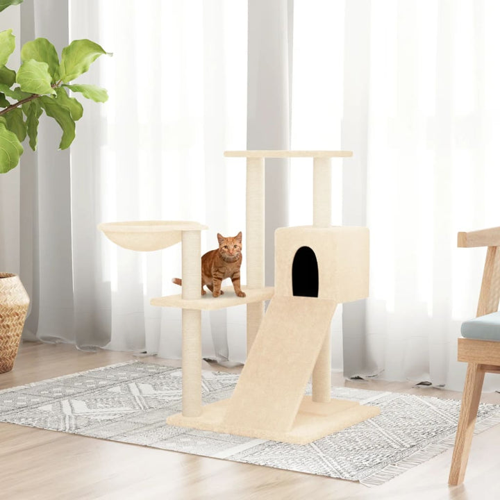 Cat Tree With Sisal Scratching Posts 82 Cm
