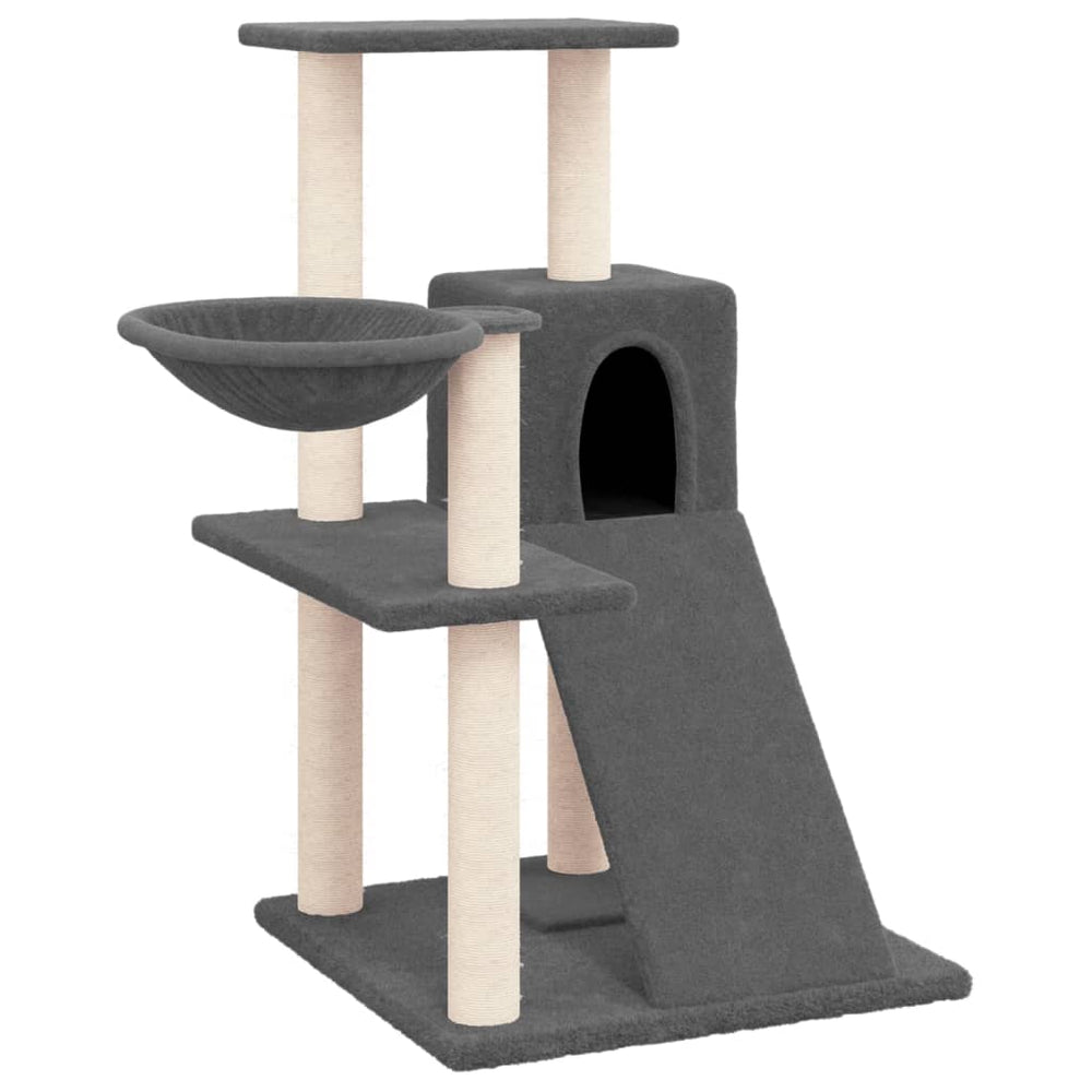 Cat Tree With Sisal Scratching Posts 82 Cm