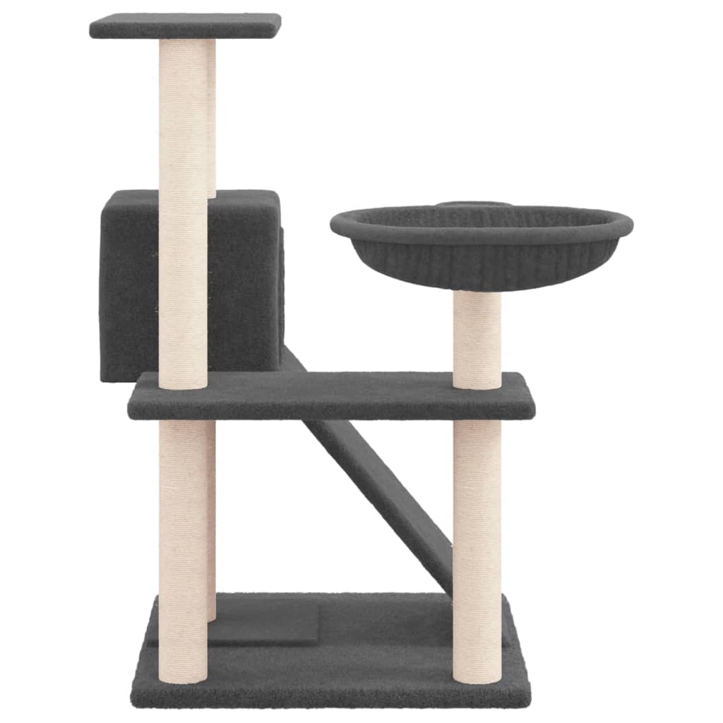 Cat Tree With Sisal Scratching Posts 82 Cm
