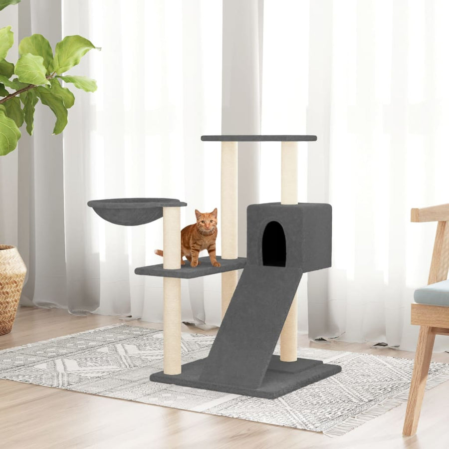 Cat Tree With Sisal Scratching Posts 82 Cm