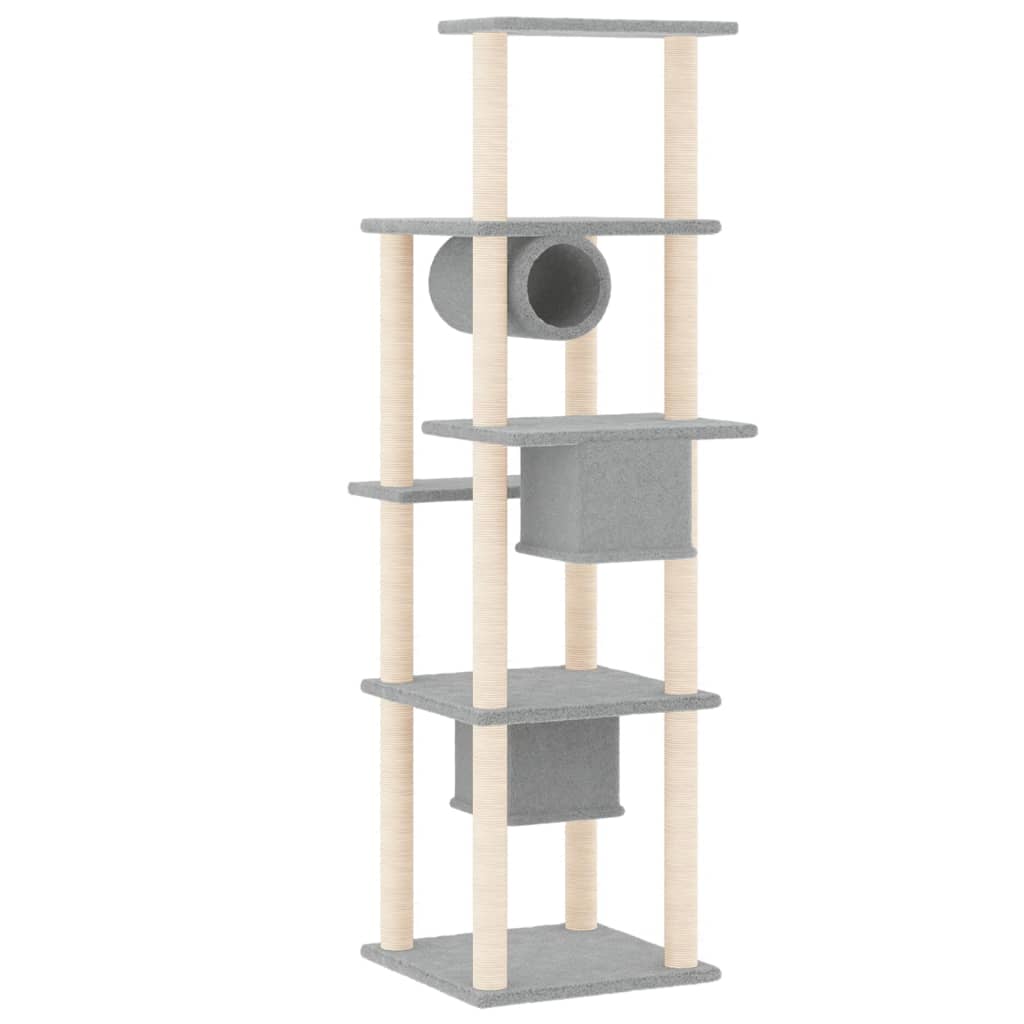 Cat Tree With Sisal Scratching Posts 169 Cm