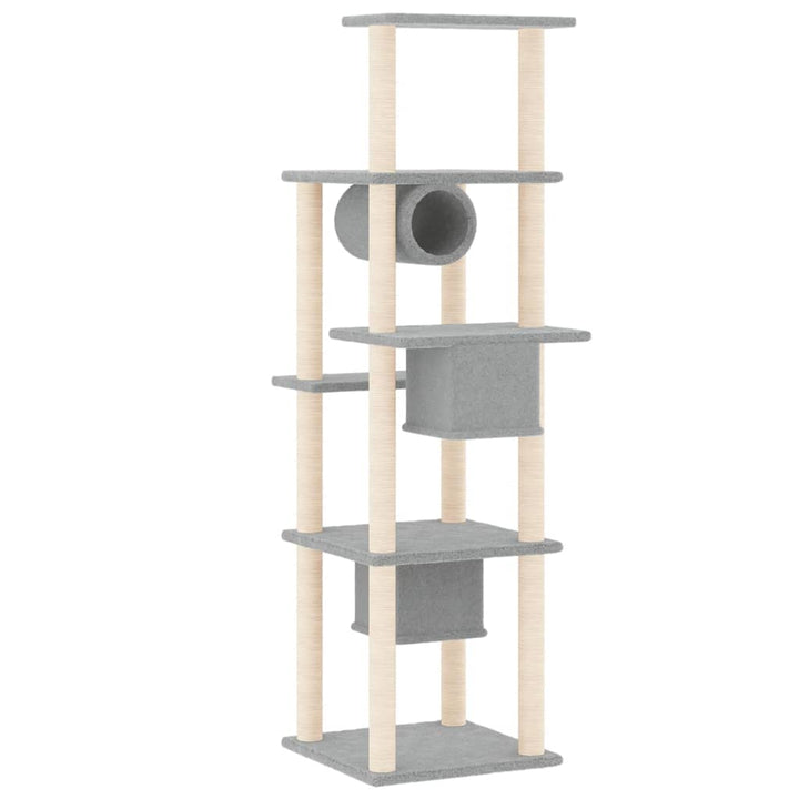 Cat Tree With Sisal Scratching Posts 169 Cm