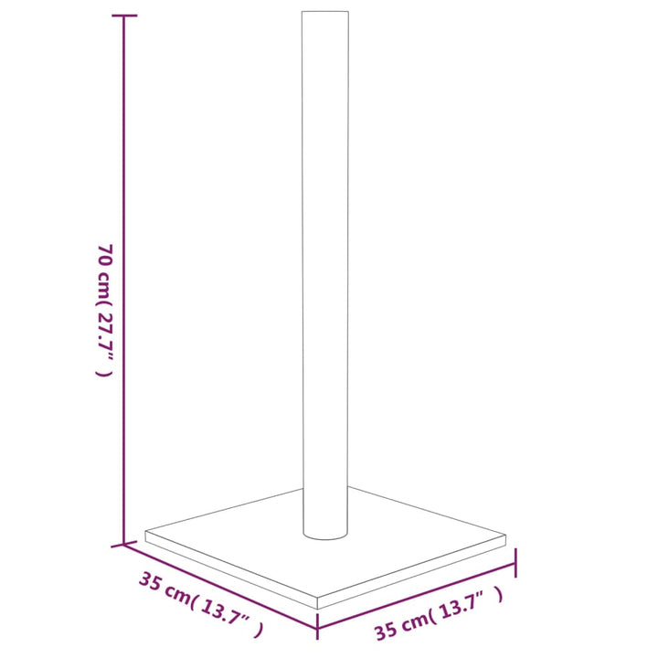Cat Scratching Post 35X35X70 Cm