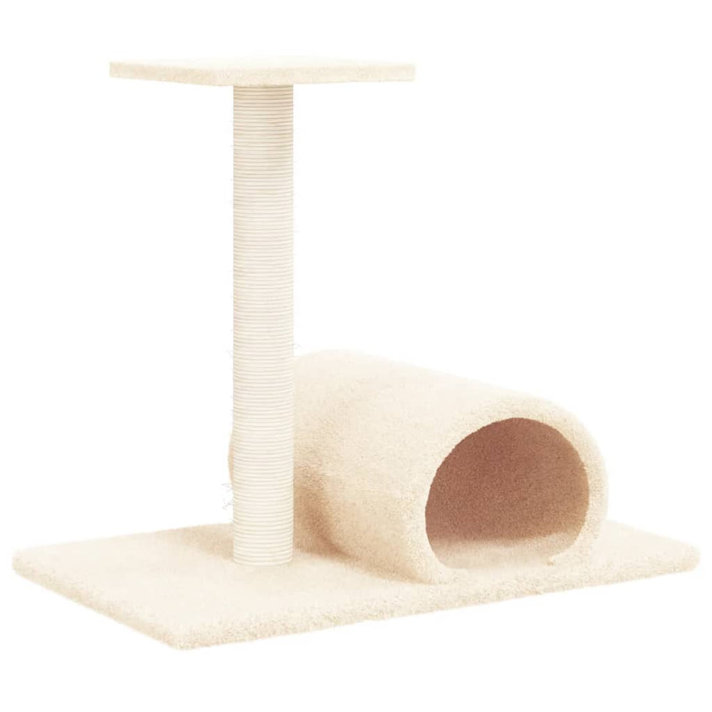 Cat Scratching Post With Tunnel 60X34.5X50 Cm