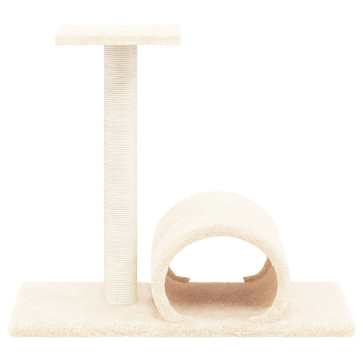 Cat Scratching Post With Tunnel 60X34.5X50 Cm