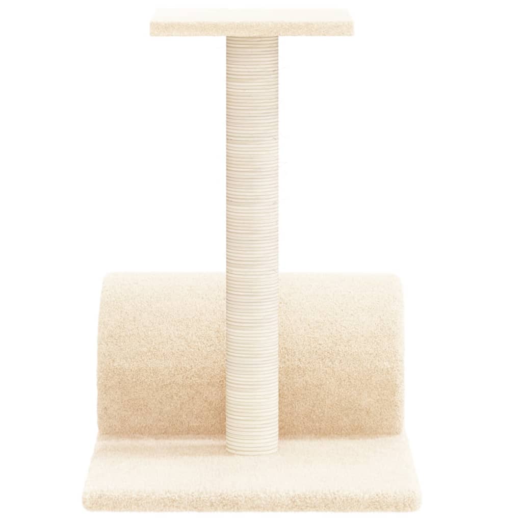 Cat Scratching Post With Tunnel 60X34.5X50 Cm