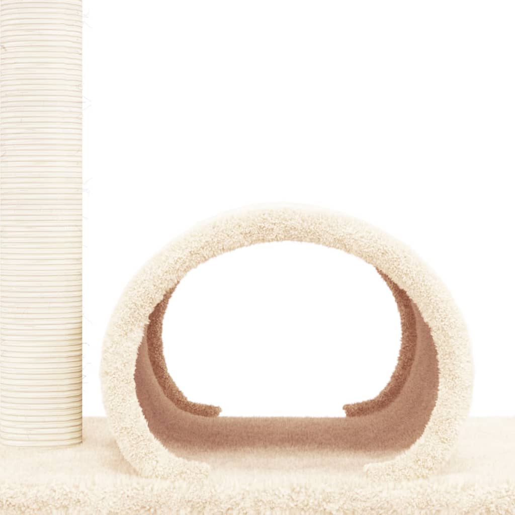 Cat Scratching Post With Tunnel 60X34.5X50 Cm