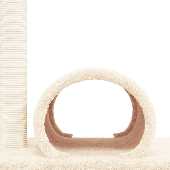 Cat Scratching Post With Tunnel 60X34.5X50 Cm
