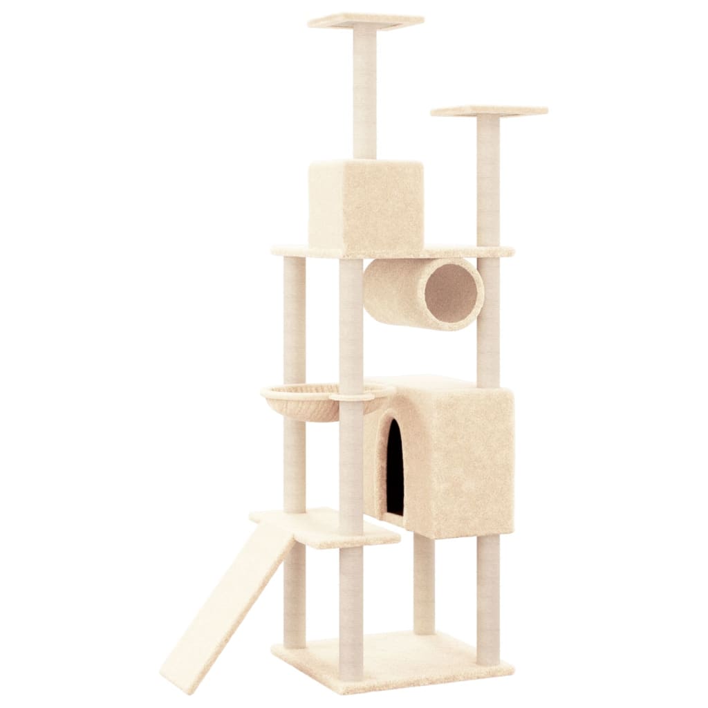 Cat Tree With Sisal Scratching Posts 168 Cm