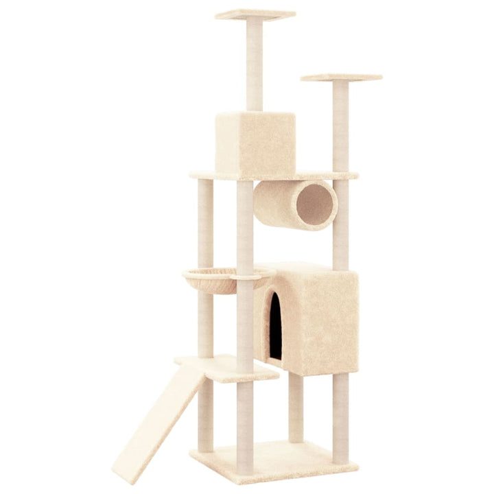 Cat Tree With Sisal Scratching Posts 168 Cm