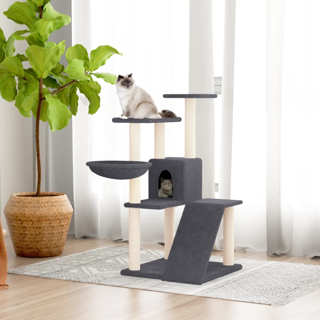 Cat Tree With Sisal Scratching Posts 94 Cm