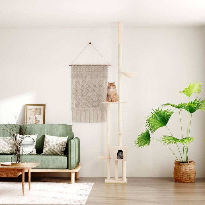 Floor To Ceiling Cat Tree 258.5-284.5 Cm