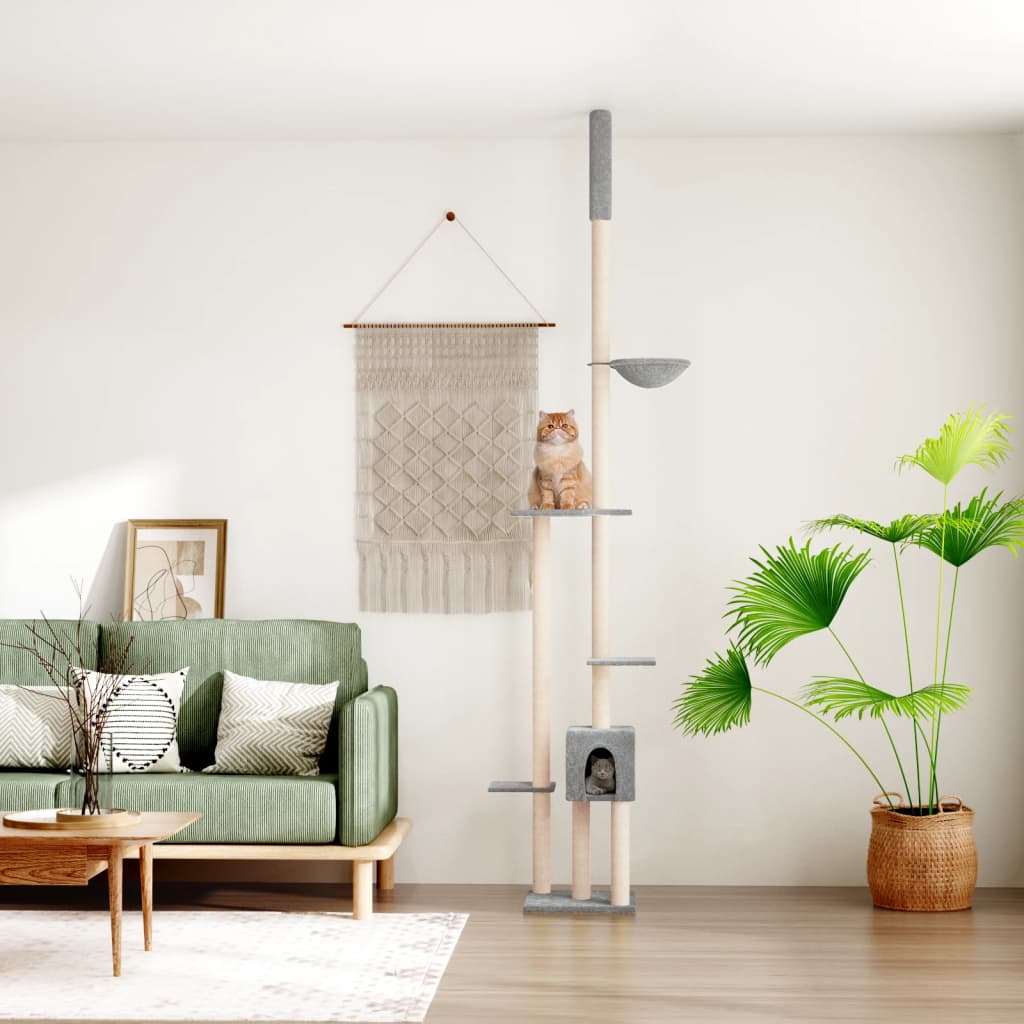 Floor To Ceiling Cat Tree 258.5-284.5 Cm