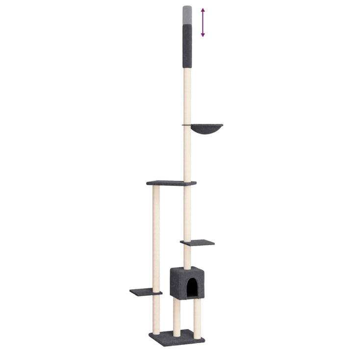 Floor To Ceiling Cat Tree 258.5-284.5 Cm