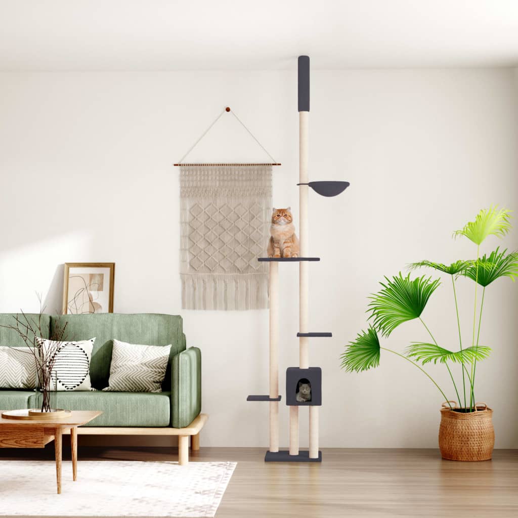 Floor To Ceiling Cat Tree 258.5-284.5 Cm