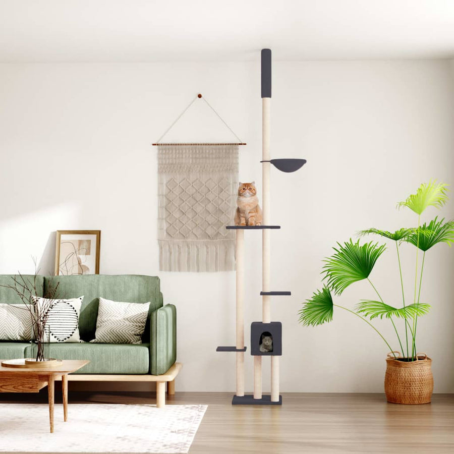 Floor To Ceiling Cat Tree 258.5-284.5 Cm