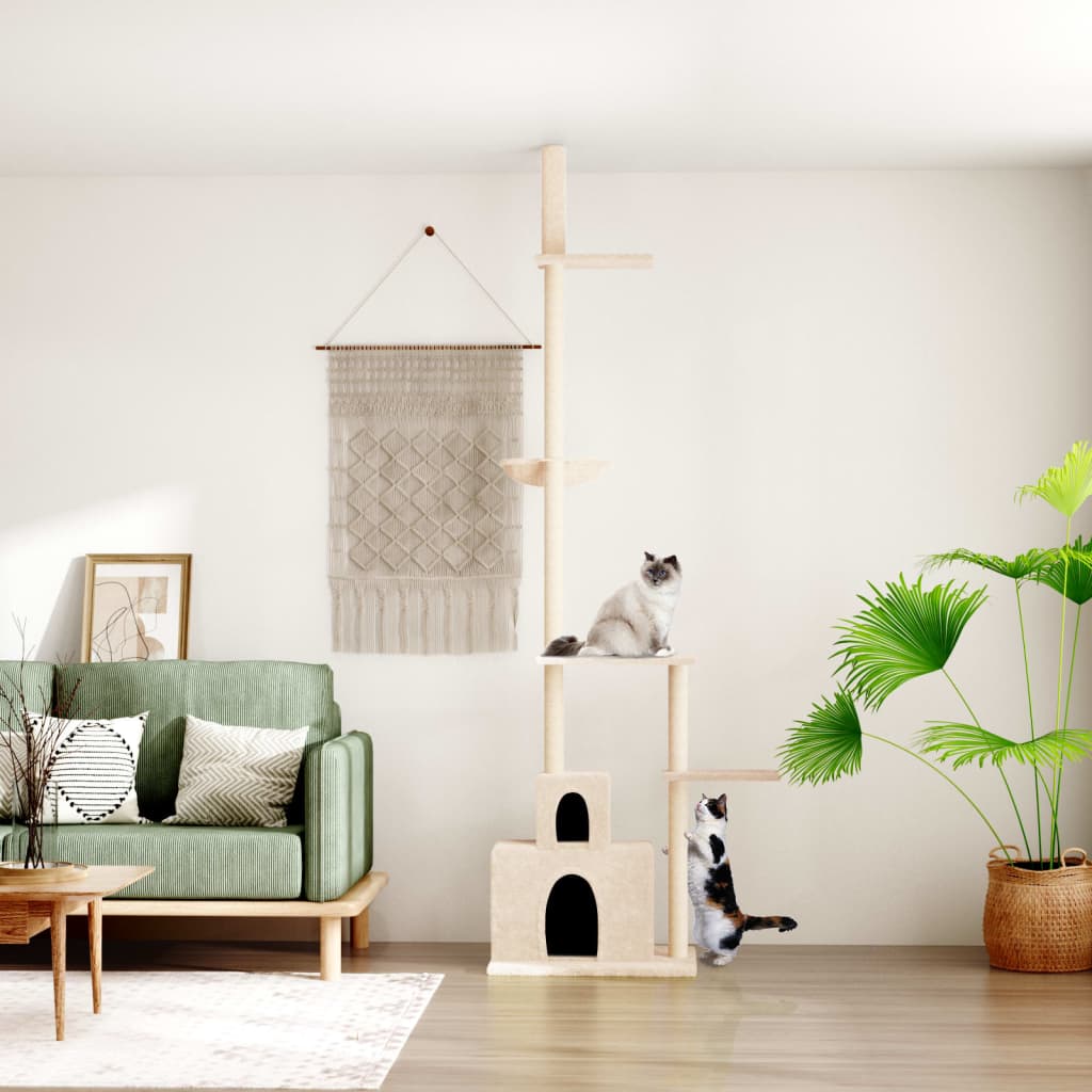 Floor To Ceiling Cat Tree 250.5-276.5 Cm