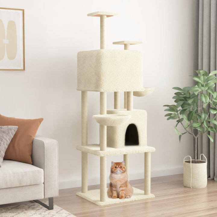 Cat Tree With Sisal Scratching Posts 180 Cm