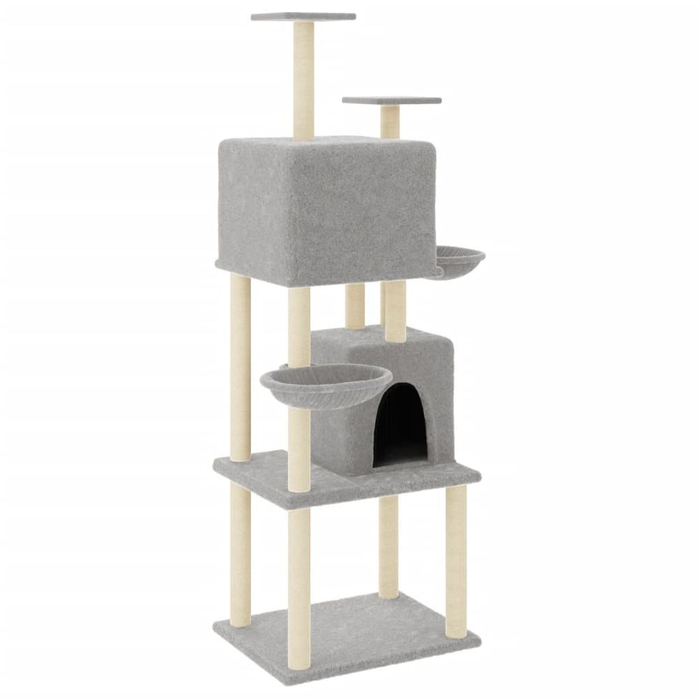 Cat Tree With Sisal Scratching Posts 180 Cm
