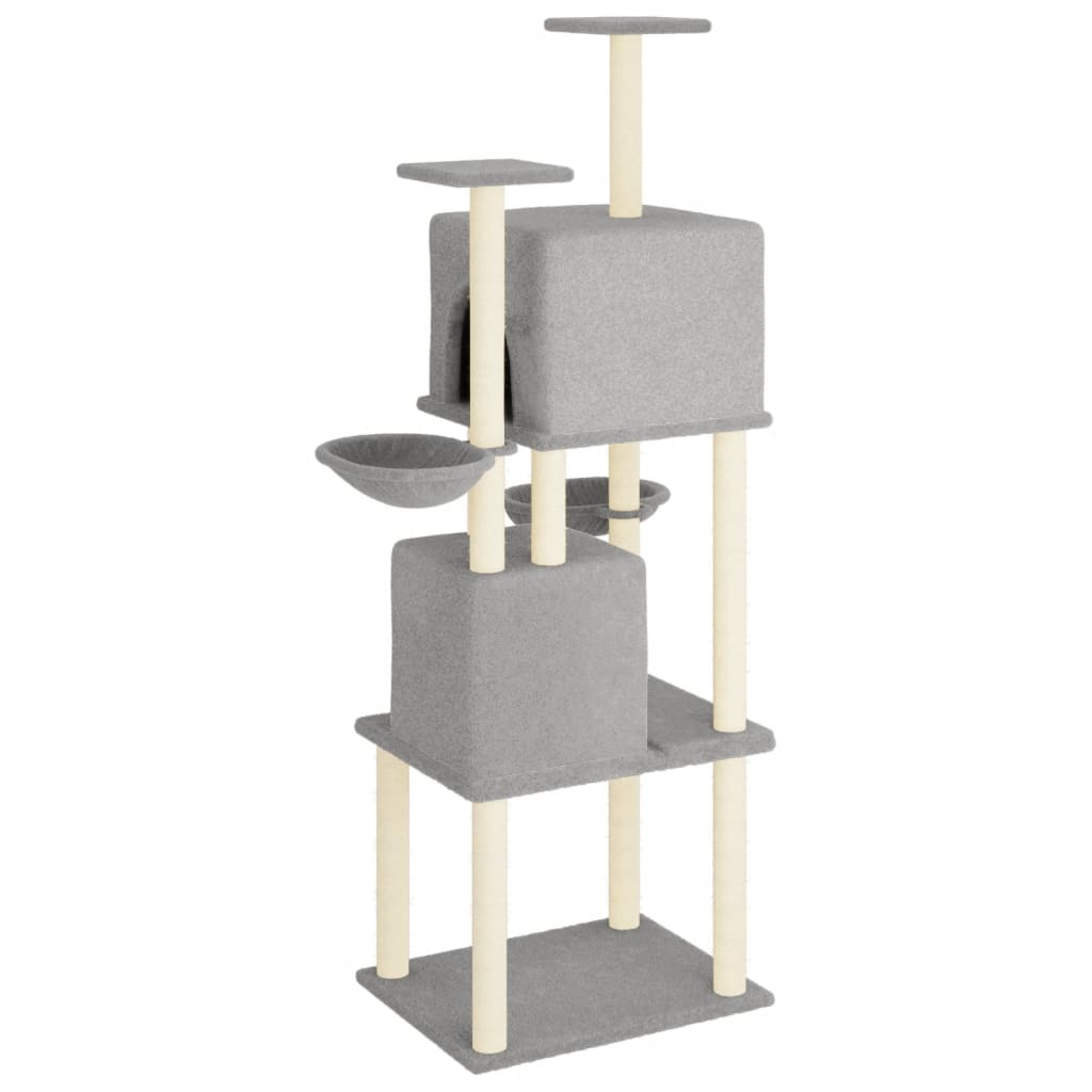 Cat Tree With Sisal Scratching Posts 180 Cm