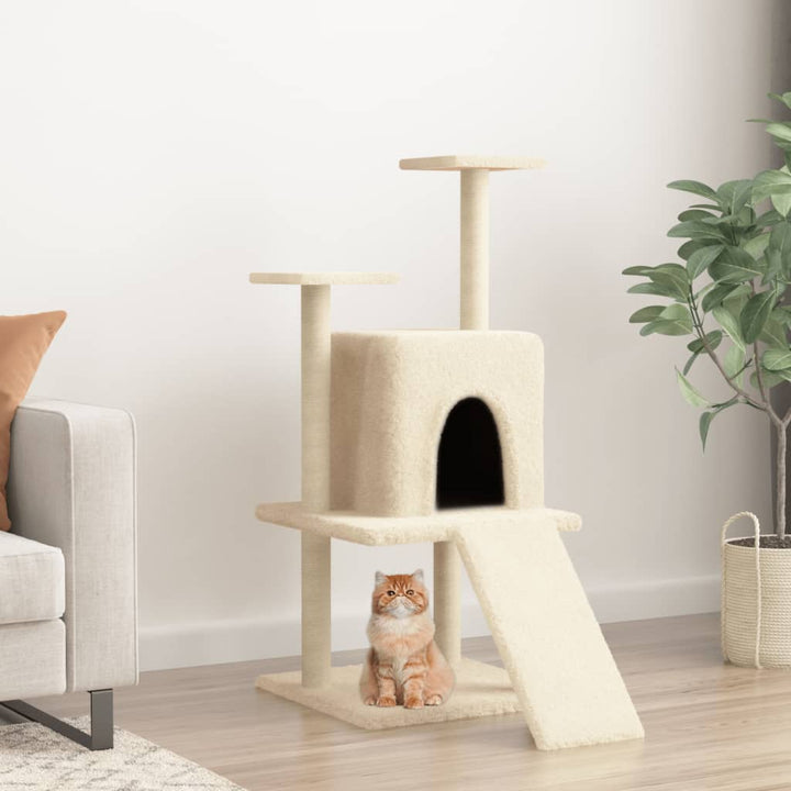 Cat Tree With Sisal Scratching Posts 110 Cm