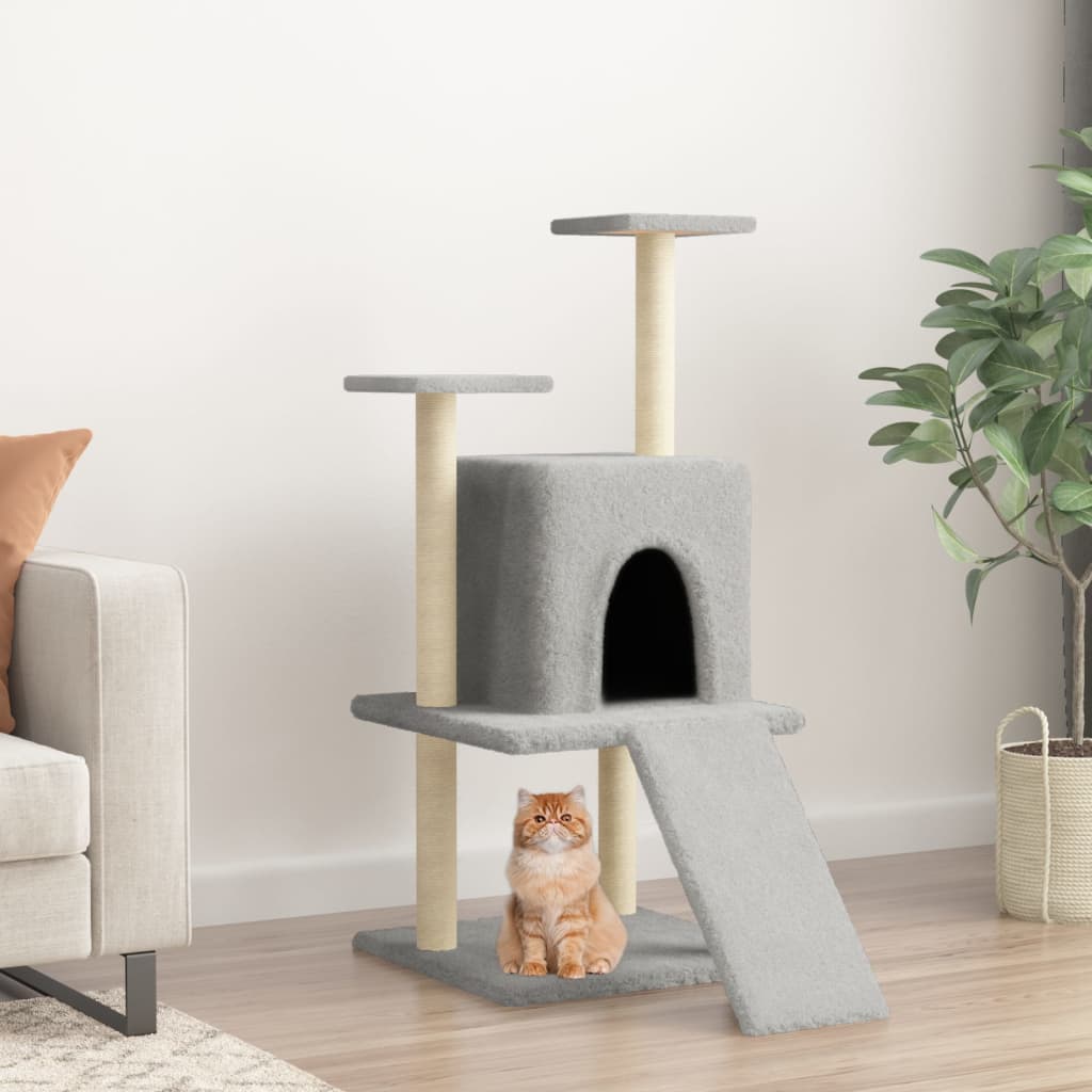 Cat Tree With Sisal Scratching Posts 110 Cm