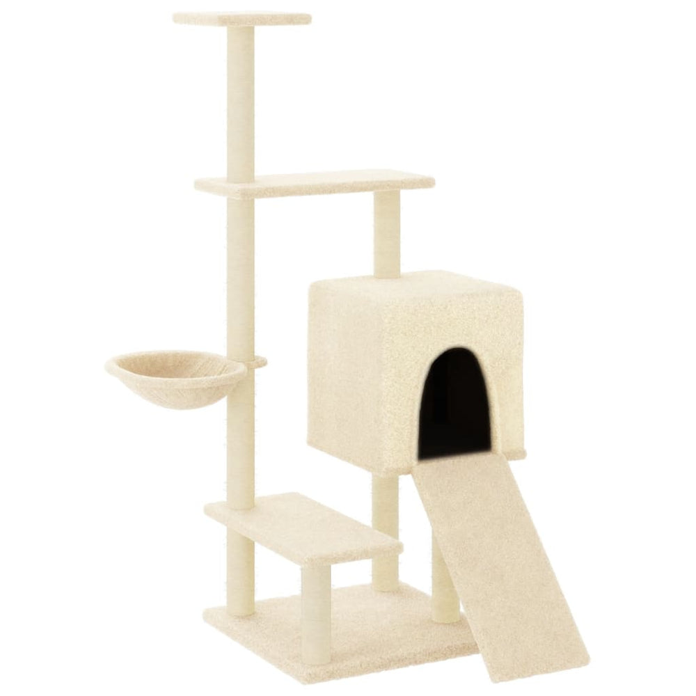 Cat Tree With Sisal Scratching Posts 130.5 Cm