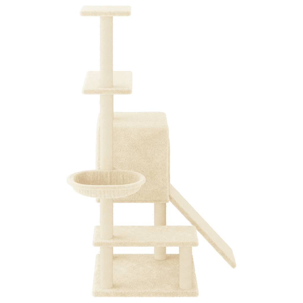 Cat Tree With Sisal Scratching Posts 130.5 Cm