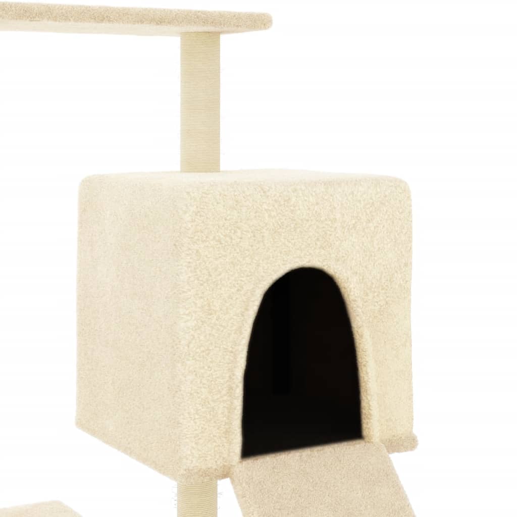 Cat Tree With Sisal Scratching Posts 130.5 Cm