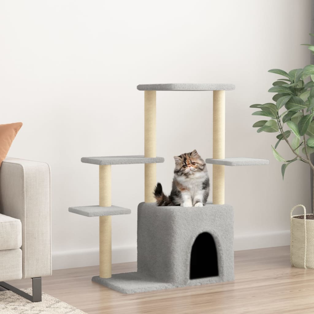 Cat Tree With Sisal Scratching Posts 97.5 Cm