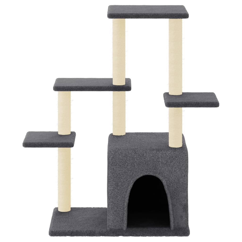 Cat Tree With Sisal Scratching Posts 97.5 Cm